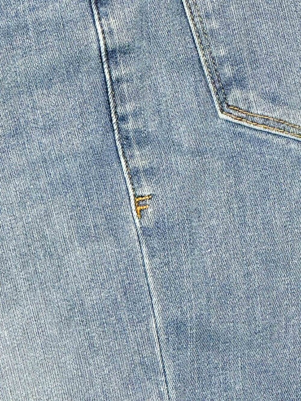 FRAME Le Crop Mini Boot Jeans Raw Hem Flare 28 Morning Blue LCFRA291 - Picture 9 of 14